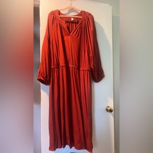 4X Old Navy Terracotta MIDI Dress
